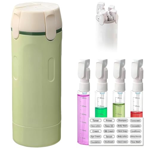 4'ü 1 arada Seyahat Pompalı Dispenser Şişesi